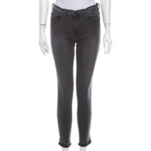 FRAME Skinny Leg Jeans Gray Mid-Rise 5 Pockets Button Sz M #569